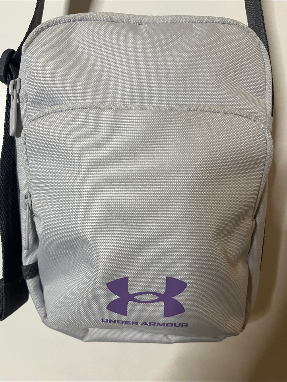 Under Armour Lilac Jacket & Crop Top Set with White Crossbody - Picture 5 of 5
